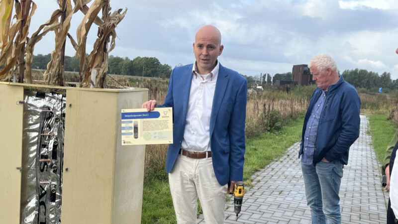 Opening onderzoekstuin door Emiel Elferink